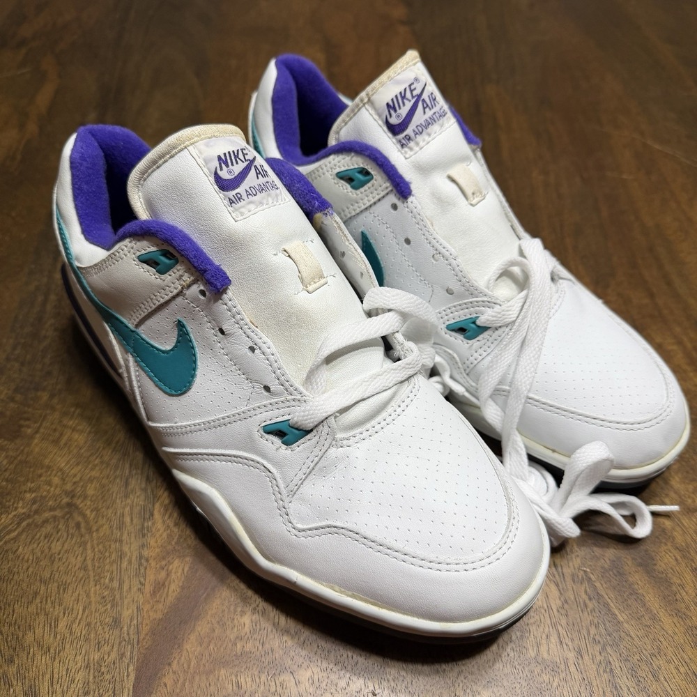 Vintage 80s 90s Nike Air Advantage Tennis Shoes Sneakers NEW DEADSTOCK Sz. 10